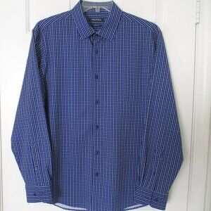 Nautica Mens L/S Blue Stretch Dress Shirt NWOT - Size 17/34-35 or XL Slim Fit